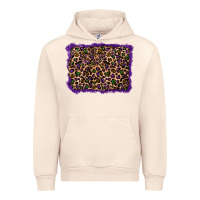 Sandshell mardi gras leopard background Urban Hoodie - RanaPortraitStore