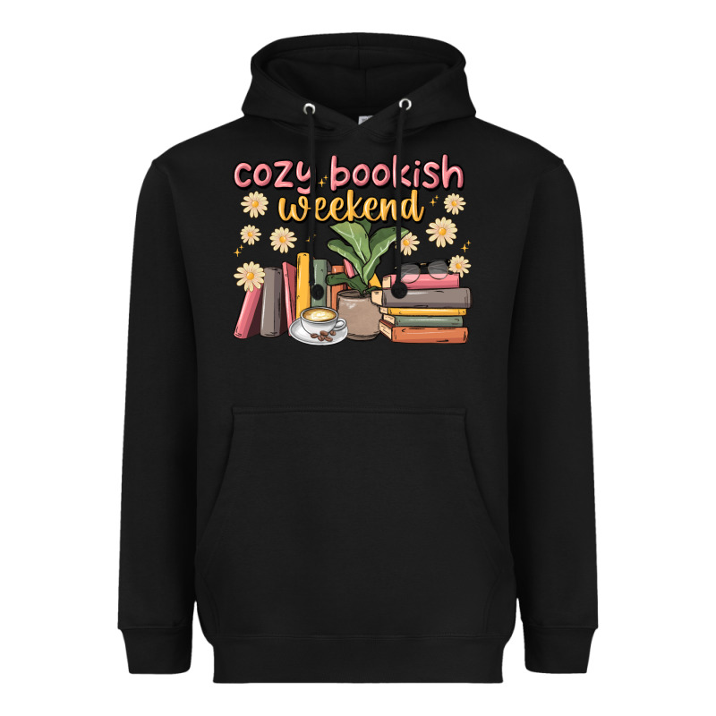 Cozy Bookish Weekend Heavyweight Hoodie by MaliasSmallBusiness | Teevron