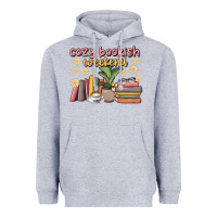 Heather Grey cozy bookish weekend Heavyweight Hoodie - MaliasSmallBusiness