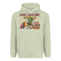 Matcha cozy bookish weekend Heavyweight Hoodie - MaliasSmallBusiness