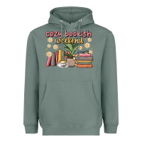 Sage cozy bookish weekend Heavyweight Hoodie - MaliasSmallBusiness