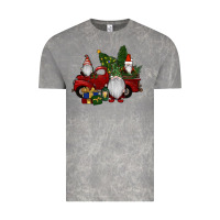 Cloud Rock christmas gnomes with truck Vintage Tee - RanaPortraitStore