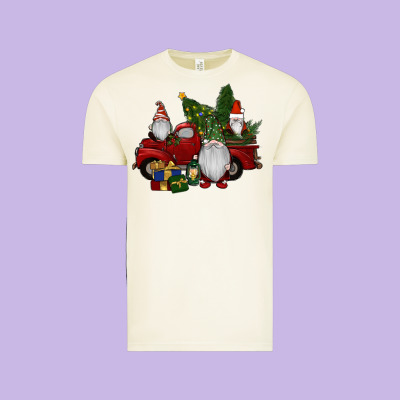 Christmas Gnomes With Truck Vintage Tee Designed By Ranaportraitstore