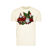 Vintage Arctic christmas gnomes with truck Vintage Tee - RanaPortraitStore