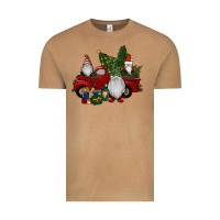 Vintage Camel christmas gnomes with truck Vintage Tee - RanaPortraitStore