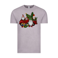 Vintage Zinc christmas gnomes with truck Vintage Tee - RanaPortraitStore