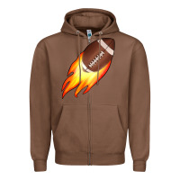 Chestnut american football Zipper Hoodie - JahusDesignShop