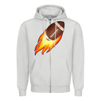 Dove Grey american football Zipper Hoodie - JahusDesignShop