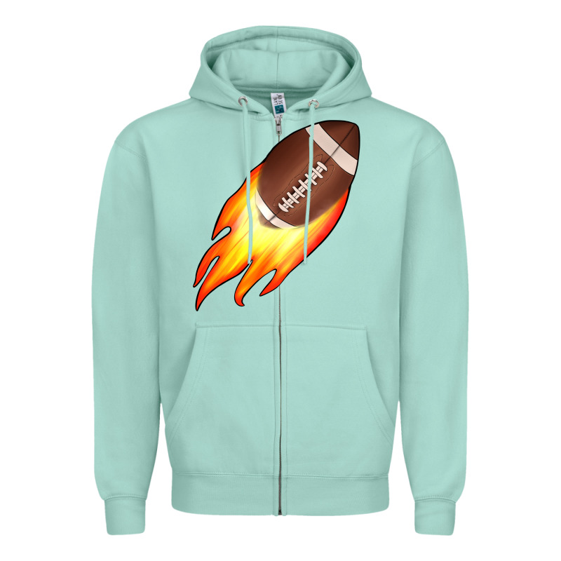 American Football Zipper Hoodie by JahusDesignShop | Teevron