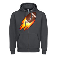 Smoke american football Zipper Hoodie - JahusDesignShop