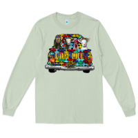 Matcha farm life truck autism Long Sleeve Tee - CowhideDigitalArt