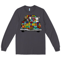 Smoke farm life truck autism Long Sleeve Tee - CowhideDigitalArt