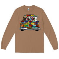 Toasted Coconut farm life truck autism Long Sleeve Tee - CowhideDigitalArt