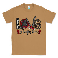 Toasted Coconut love firefighter Classic Tee - CowhideDigitalArt