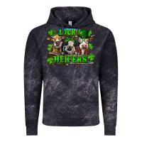 Cloud Black St Patricks Day Lucky Heifers Vintage Hoodie - RanaPortraitStore