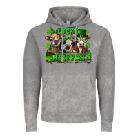 St Patricks Day Lucky Heifers Vintage Hoodie | Teevron