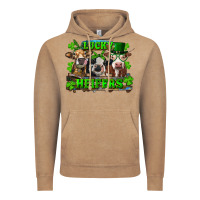 Vintage Coffee St Patricks Day Lucky Heifers Vintage Hoodie - RanaPortraitStore