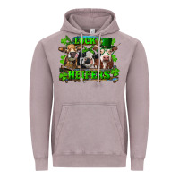 Vintage Zinc St Patricks Day Lucky Heifers Vintage Hoodie - RanaPortraitStore
