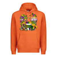 Carrot Mardi Gras Coffee Cups Premium Hoodie - BundleAndBundleShop