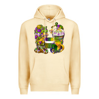 Pina Colada Mardi Gras Coffee Cups Premium Hoodie - BundleAndBundleShop