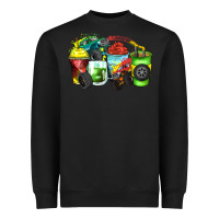 Black monster truck coffee cups Heavyweight Sweatshirt - Zillion Design Studio