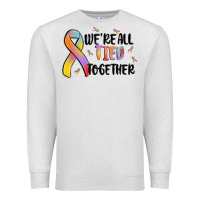 Oatmeal Heather we are all tied together Premium Sweatshirt - MaliasSmallBusiness