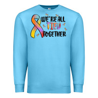 Ocean Blue we are all tied together Premium Sweatshirt - MaliasSmallBusiness