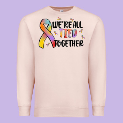 We Are All Tied Together Premium Sweatshirt Designed By Maliassmallbusiness