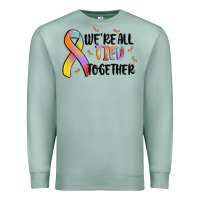 Seafoam we are all tied together Premium Sweatshirt - MaliasSmallBusiness