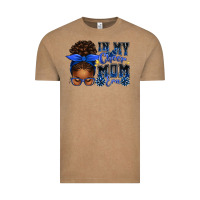 Vintage Coffee in my cheer mom era afro messy bun Vintage Tee - texasbilliewilder