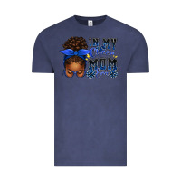 Vintage Denim in my cheer mom era afro messy bun Vintage Tee - texasbilliewilder