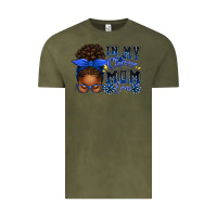 Vintage Olive in my cheer mom era afro messy bun Vintage Tee - texasbilliewilder
