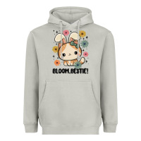 Moon Dust bloom bestie cat Heavyweight Hoodie - MaliasSmallBusiness