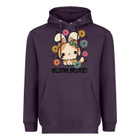 Plum bloom bestie cat Heavyweight Hoodie - MaliasSmallBusiness