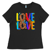Black pride lgbtqi love is love Ladies Tee - AdoDesignShop