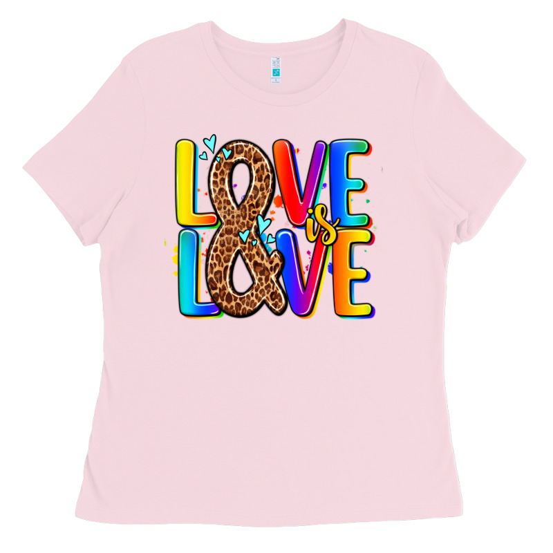 Pride Lgbtqi Love Is Love Ladies Tee by AdoDesignShop | Teevron