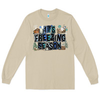 Mushroom It's Freezing Season Long Sleeve Tee - FaDigitalArtStudio