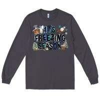 Smoke It's Freezing Season Long Sleeve Tee - FaDigitalArtStudio