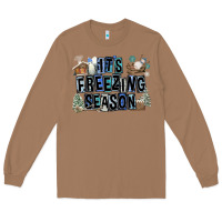 Toasted Coconut It's Freezing Season Long Sleeve Tee - FaDigitalArtStudio