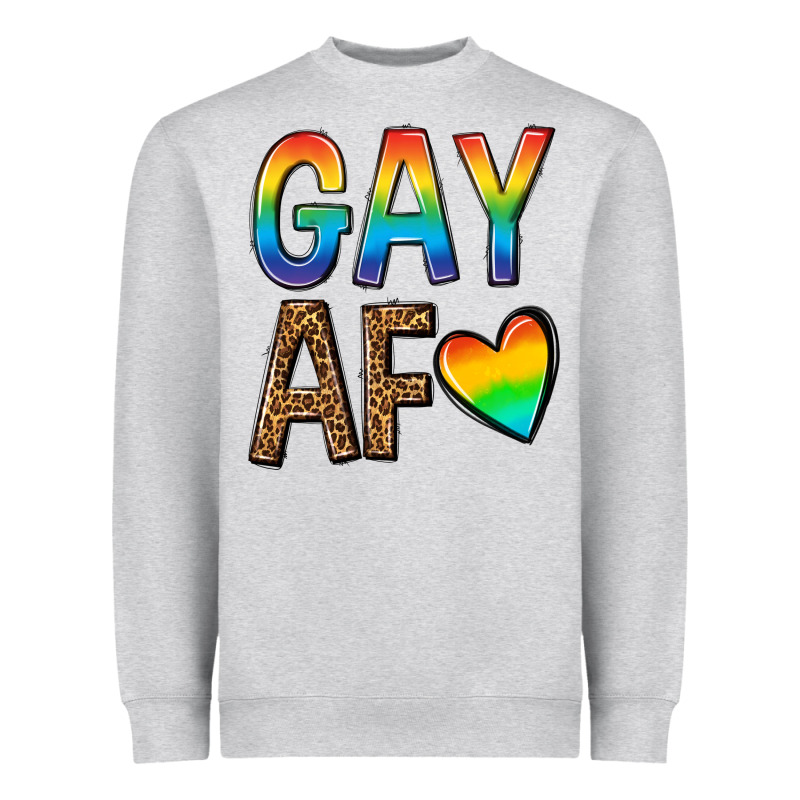 Gay Af Heavyweight Sweatshirt by texasbilliewilder | Teevron