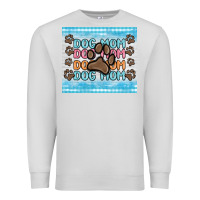 Dove Grey dog mom Premium Sweatshirt - MaliasSmallBusiness
