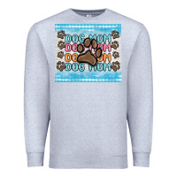 Heather Grey dog mom Premium Sweatshirt - MaliasSmallBusiness