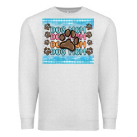 Oatmeal Heather dog mom Premium Sweatshirt - MaliasSmallBusiness