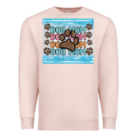 Pale Pink dog mom Premium Sweatshirt - MaliasSmallBusiness