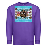 Purple dog mom Premium Sweatshirt - MaliasSmallBusiness