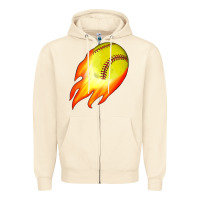 Sandshell softball Zipper Hoodie - JahusDesignShop