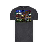 Vintage Black america america america america Vintage Tee - Zillion Design Studio
