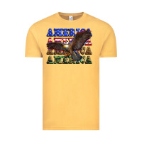 Vintage Mustard america america america america Vintage Tee - Zillion Design Studio