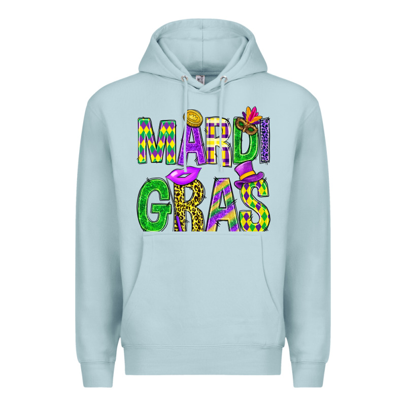 Western Mardi Gras Premium Hoodie by BundleAndBundleShop | Teevron