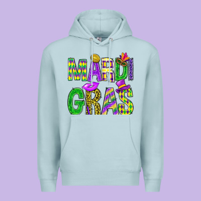 Western Mardi Gras Premium Hoodie Designed By Bundleandbundleshop
